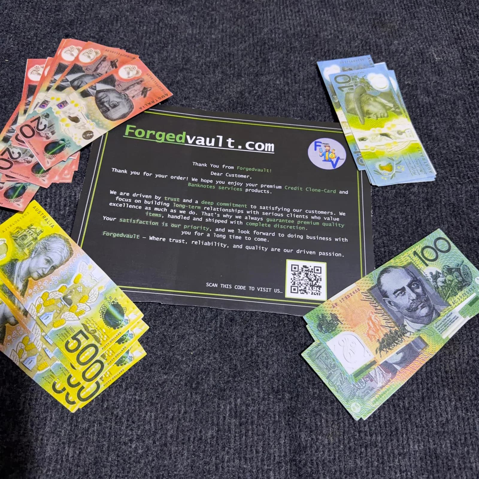 Premium AAA $ AUD Polymer-Banknoten - View 2
