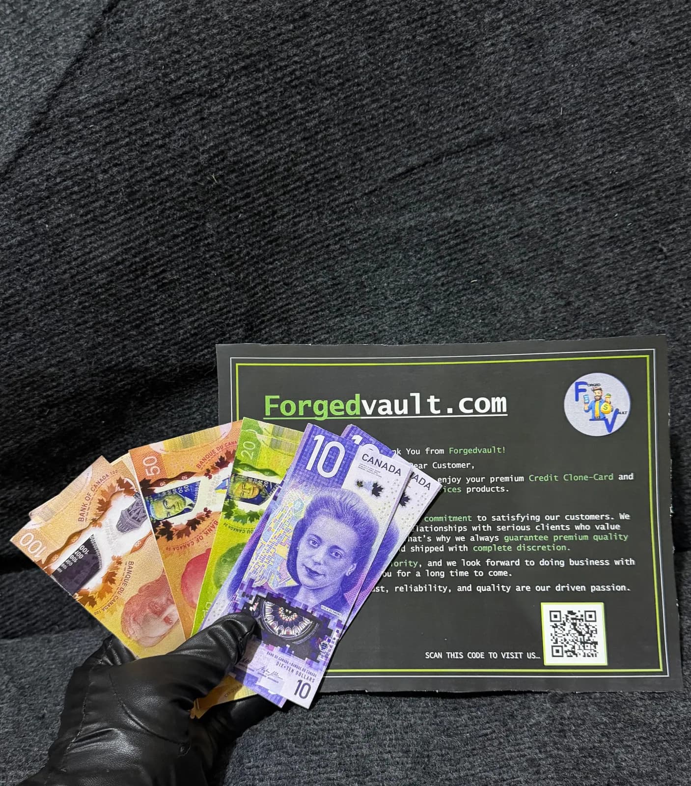 Premium AAA CAD $ Polymer Banknotes - View 1