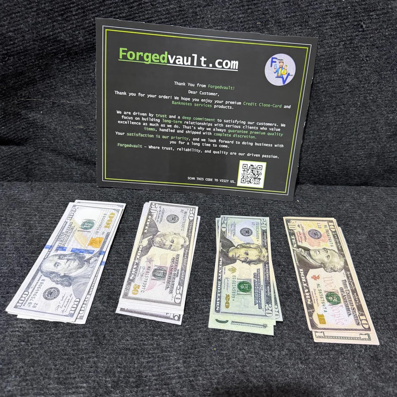 Premium AAA $ Banknoten USA Beste Qualität - View 2