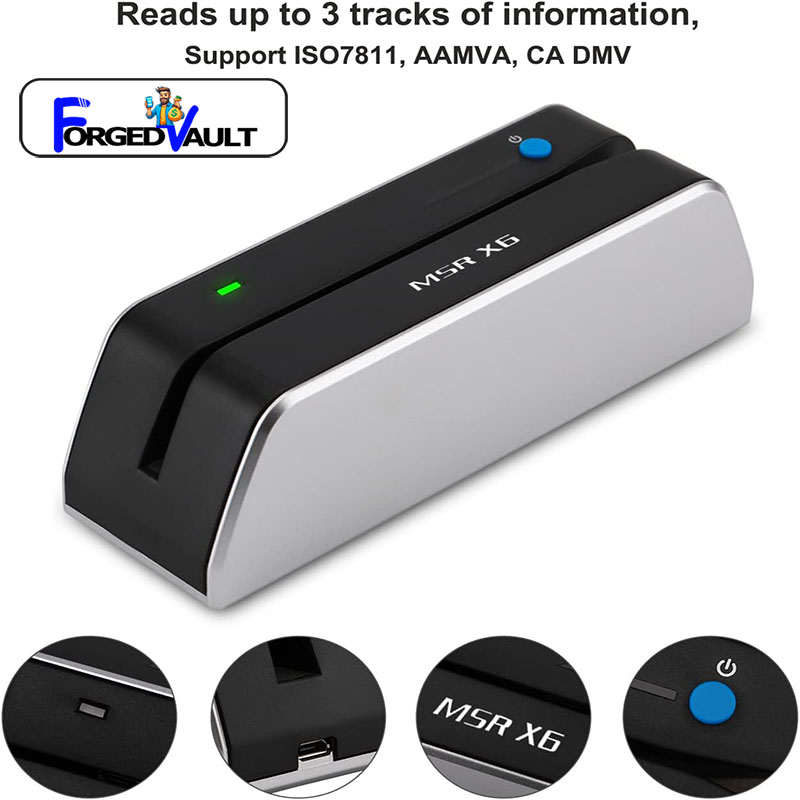 Bluetooth Card Swiper Reader Writer Encoder USB and Bluetooth VIP