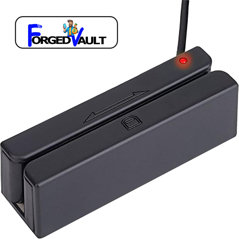 USB Magnetic Credit Card Reader Swiper - Stripe 3-Track POS